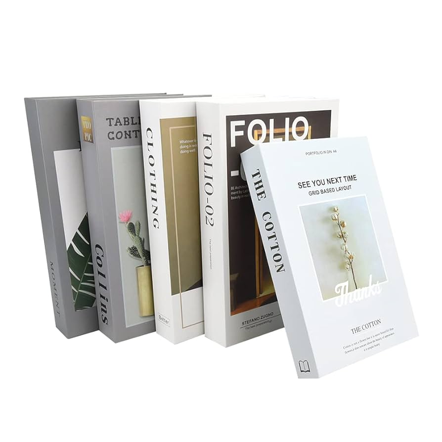 Amazon.co.jp: インテリアブック ダミーブック 洋書 軽量 運び